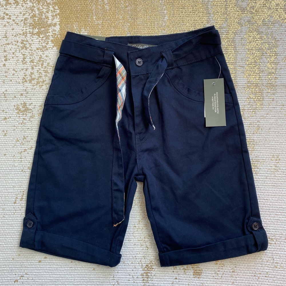 Eddie Bauer Girls School Uniform Navy Shorts NWT | Size 10